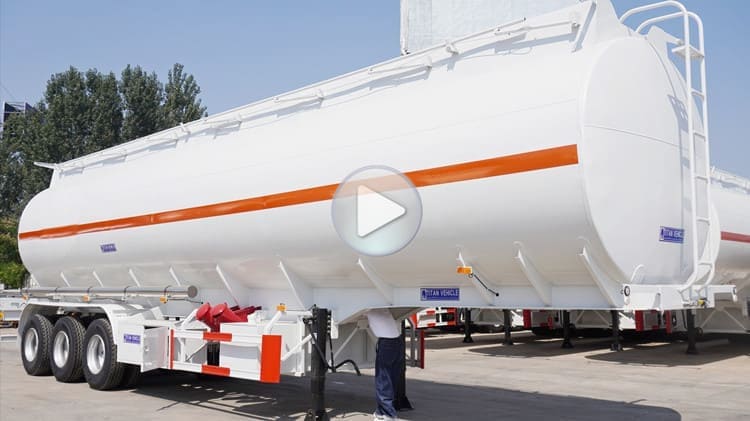 3 Axle 45000 Liters Diesel Fuel Tanker