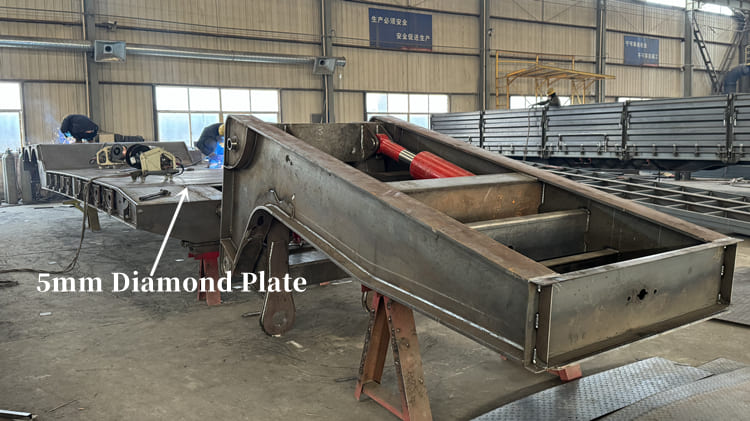 4 Axle RGN Lowboy Gooseneck Trailer for Sale in Suriname Wanika 
