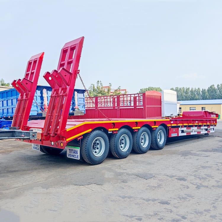 100 Ton Low Bed Truck Trailer