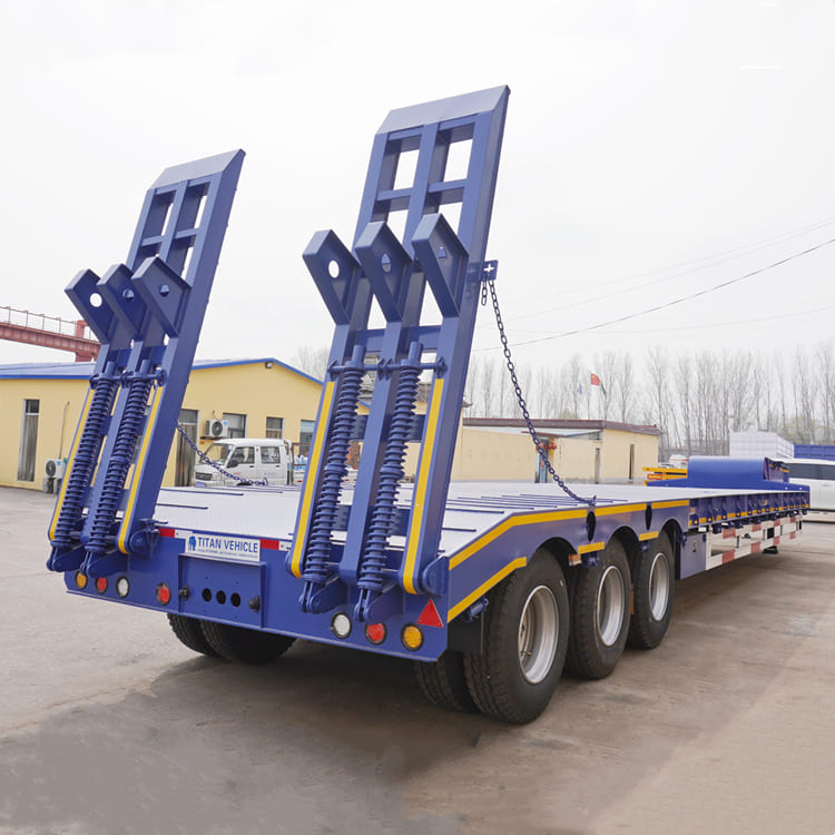 Semi Truck Low Loader Trailer