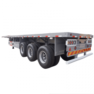 3 Axle Flatbed Truck Trailer