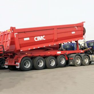 CIMC 4 Axle Semi Dump Trailer