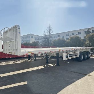 CIMC 3 Axle 40Ft Semi Flatbed Trailer